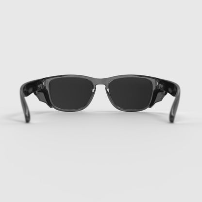 Hyspecs Transparent ICON Series w/ Grey Tinted Lens & Side Shields