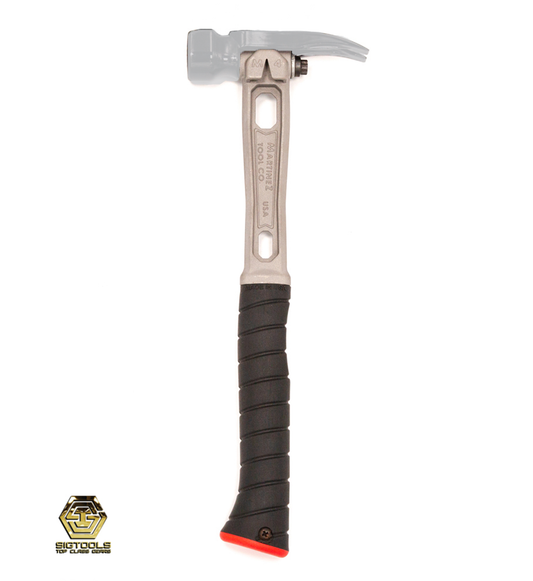 Martinez Titanium Standard Handle with Black Overlay/Red Cap Grip NO HEAD