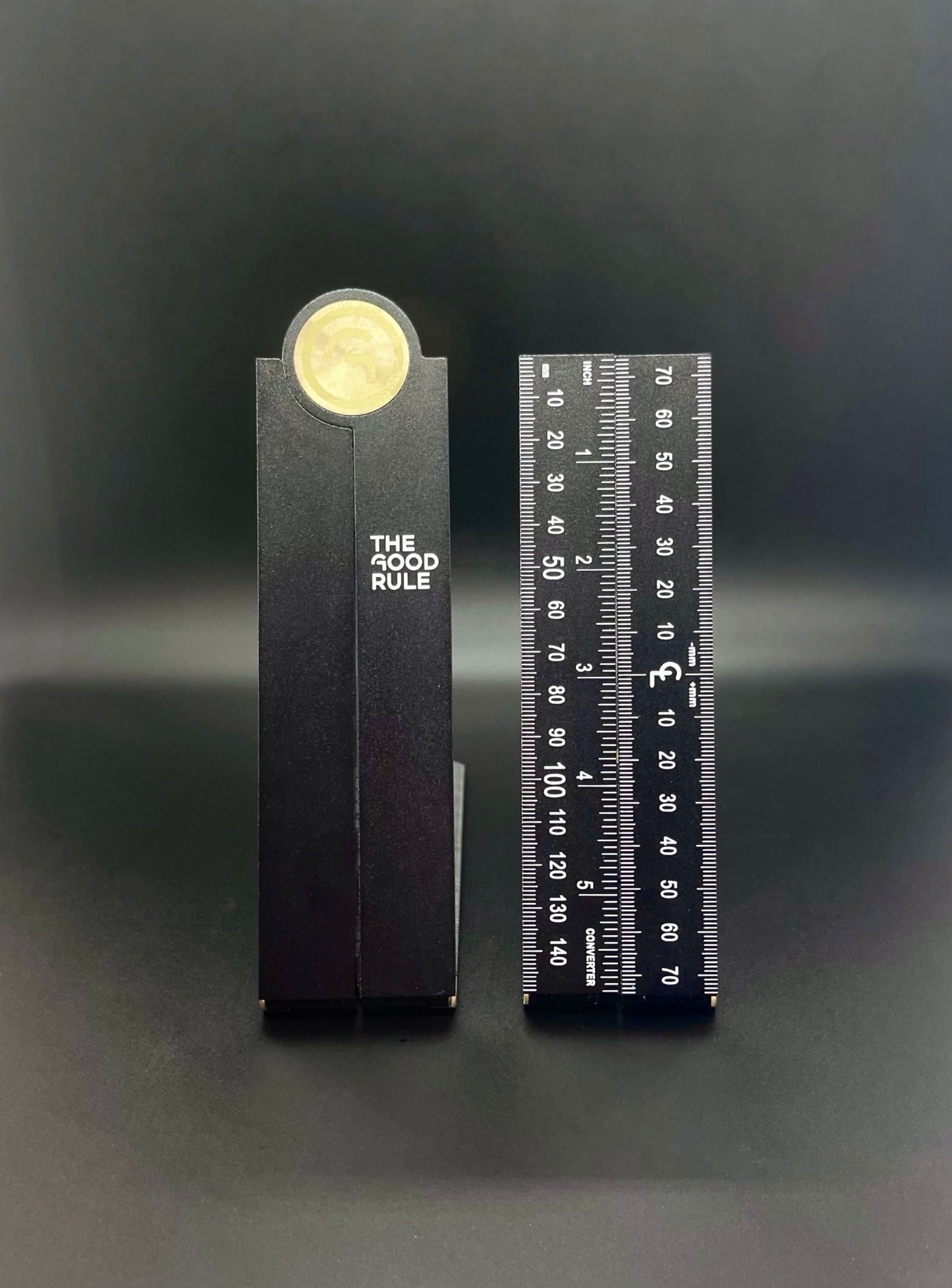 Durable professional-grade measuring tool for builders and carpenters.