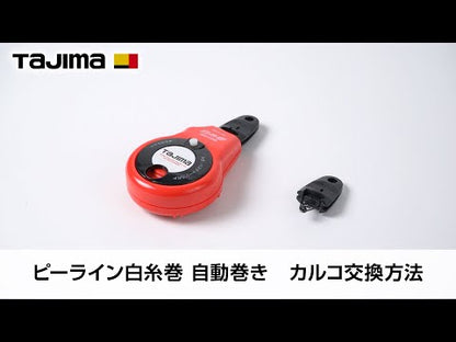 TAJIMA Chalk line P-Line white thread winding Automatic winding PS-SIJM